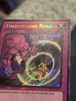 Threatening Roar 1st Edition Secret Rare LCYW-EN297 Yu-Gi-Oh! TCG - Image 3