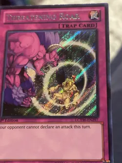 Threatening Roar 1st Edition Secret Rare LCYW-EN297 Yu-Gi-Oh! TCG - Image 4