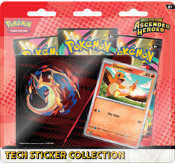 Pokemon Mega Evolutions Ascended Heroes Tech Sticker Collection Charmander Promo - Image 1