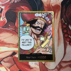 DON!! Gol D Roger Gold OP13 Carrying On His Will ENGLISH One Piece CCG - Image 1