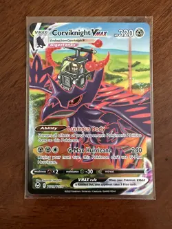 Pokemon TCG Corviknight VMAX SWSH12: Silver Tempest Trainer Gallery TG19/TG30 NM - Image 1