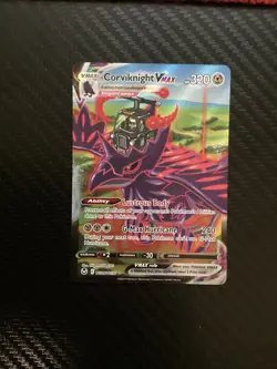 Pokemon TCG Corviknight VMAX SWSH12 Silver Tempest Trainer Gallery TG19/TG30 NM - Image 1