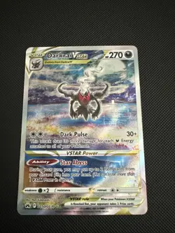 Pokemon Darkrai VSTAR TCG Card Crown Zenith Galarian Gallery GG50/GG70 - Image 1