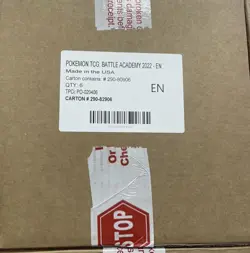 2022 Pokemon TCG: Battle Academy 6 BOX CASE New Factory Sealed - Image 1