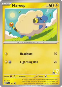 Mareep - SVP107 - Pokemon Scarlet & Violet Promo Battle Academy 45 NM - Image 1