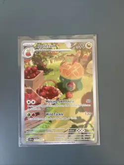 Pokemon TCG Appletun Holo Card 211/191 Sv08: Surging Sparks Illustration - Image 1