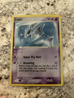 Pokemon TCG Lugia Pop Series 5 Holo Rare Card 2/17 LP Condition - Image 1