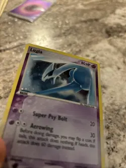 Pokemon TCG Lugia Pop Series 5 Holo Rare Card 2/17 LP Condition - Image 2