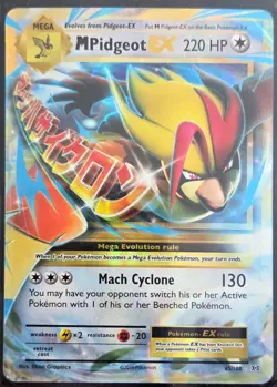 M Pidgeot EX 65/108 Full Art - XY Evolutions - Pokemon Card 2016 NM - Image 1