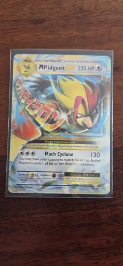 M Pidgeot EX 65/108 Full Art - XY Evolutions - Pokemon Card 2016 NM - Image 2