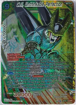 Cell Unthinkable Perfection BT9-113 SPR Foil Dragon Ball Super Card Game NM - Image 2