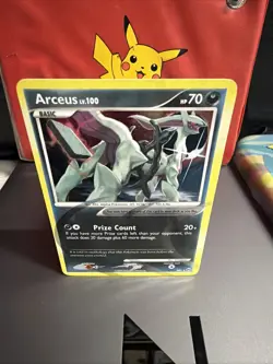 Pokemon Tcg Arceus AR1 Platinum Holo Card LP Condition - Image 1