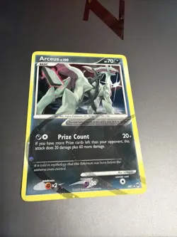 Pokemon Tcg Arceus AR1 Platinum Holo Card LP Condition - Image 3
