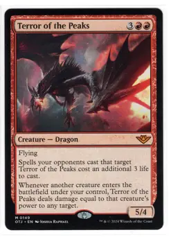 MTG Terror of the Peaks, Outlaws of Thunder Junction (OTJ) Regular Magic NM - Image 1