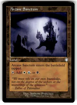 Arcane Sanctum (Retro Frame) Commander: the Brothers' War Regular MTG - Image 1