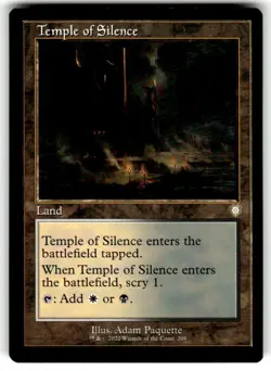 Temple of Silence (Retro Frame) Commander: the Brothers' War Regular MTG - Image 1