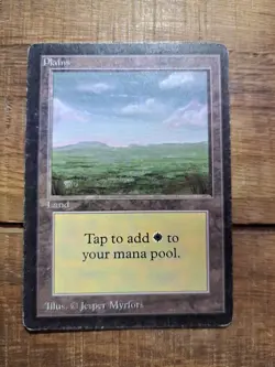 Magic the Gathering MTG Plains v.3 (Dark) - Image 1