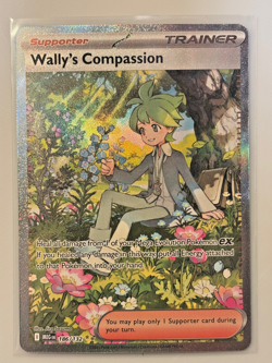 Wally's Compassion #186/132 Mega Evolutions Pokemon 2025 NM - Image 1