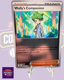 Wally's Compassion 132/132 Me01: Mega Evolution Reverse Holo - Pokemon Tcg NM - Image 1