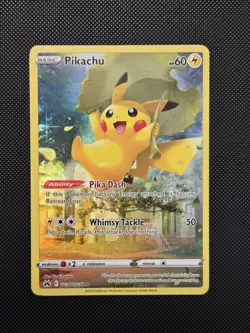 Pikachu Full Art GG30/GG70 Crown Zenith Galarian Gallery Pokemon 2023 - Image 1