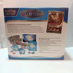 Pokemon Scarlet & Violet Stellar Crown Elite Trainer Box Sealed - Image 2