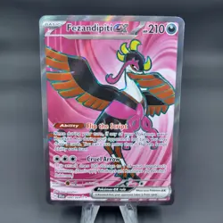 Pokemon SV Shrouded Fable Fezandipiti EX Ultra Rare Full Art Card NM 084/064 - Image 1