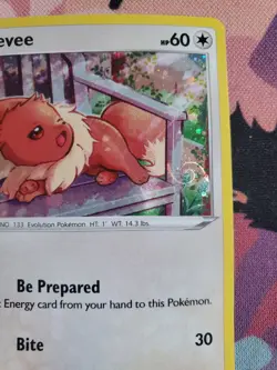 Pokemon Sword & Shield Promo Eevee SWSH175 Holo Rare SWIRL - Image 2