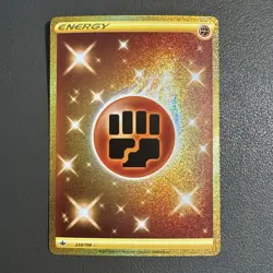 Pokemon TCG Fighting Energy Secret Rare 233/198 Sword & Shield Chilling Reign - Image 1