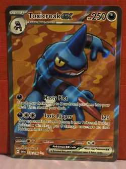 Holo Toxicroak ex - 232/198 Scarlet & Violet Base Set Ultra Rare Pokemon TCG - Image 1