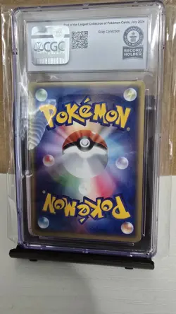 Pokemon CGC Guiness World Record Breaks - 2003 Japanese Swellow 058/080 M V A - Image 2
