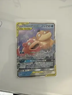Pokemon Sun and Moon Unified Minds Slowpoke Psyduck GX Tag Team 35/236 Minty NM - Image 1