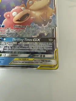 Pokemon Sun and Moon Unified Minds Slowpoke Psyduck GX Tag Team 35/236 Minty NM - Image 3