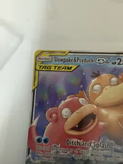 Pokemon Sun and Moon Unified Minds Slowpoke Psyduck GX Tag Team 35/236 Minty NM - Image 4