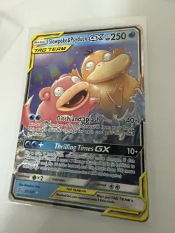 Pokemon Sun and Moon Unified Minds Slowpoke Psyduck GX Tag Team 35/236 Minty NM - Image 5