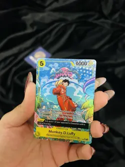 PSA 10 - Monkey D. Luffy OP07-109 Treasure Rare - One Piece OP08 Two Legends TR - Image 1