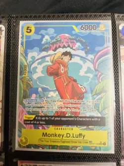 PSA 10 - Monkey D. Luffy OP07-109 Treasure Rare - One Piece OP08 Two Legends TR - Image 2