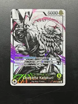 Charlotte Katakuri Op03-099 Leader Alt Art One Piece Pillars Of Strength Mint - Image 1