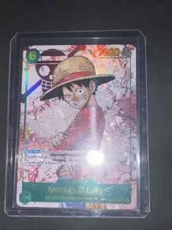 Monkey D. Luffy OP13-118 SEC Alt Art One Piece Carrying On His Will English Foil - Image 1