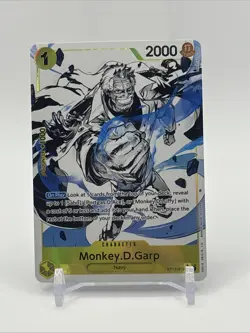 One Piece Ultra Deck Three Brothers Monkey D Garp ST13-013 Parallel Alt Art NM - Image 1