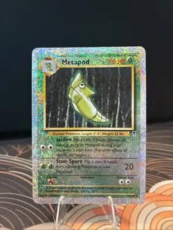 Metapod 54/110 Legendary Collection 2002 Reverse Holo Pokemon TCG Card - Image 1