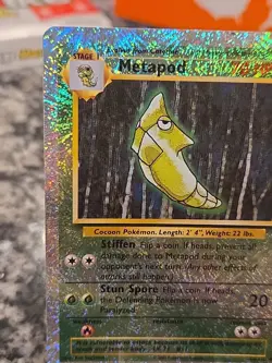 Metapod 54/110 Legendary Collection 2002 Reverse Holo Pokemon TCG Lightly Played - Image 2