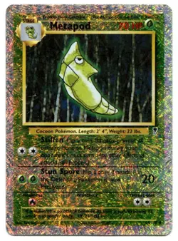 2002 Pokemon Metapod Legendary Collection Reverse Holo 54/110 LP - Image 1