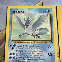 Pokemon Fossil '99 - Legendary Birds - Moltres/Zapdos/Articuno Set - Non Holo - Image 4