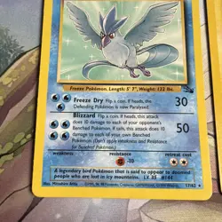Pokemon Fossil '99 - Legendary Birds - Moltres/Zapdos/Articuno Set - Non Holo - Image 5