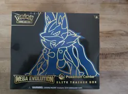 Pokemon TCG Mega Evolution Pokemon Center Lucario Elite Trainer Box Brand New - Image 1