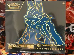 Pokemon TCG Mega Evolution Lucario Elite Trainer Box - Pokemon Center ETB - Image 1
