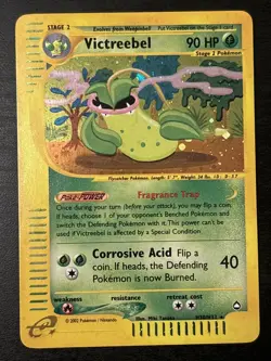 Victreebel H30/H32 Aquapolis WOTC Holo E Reader Rare Nintendo Pokemon Card Lp(-) - Image 1