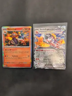 Pokemon Skeledirge ex 137/182 And Skeledirge #31/191 Holo. Lot Of Two (2) Cards - Image 1