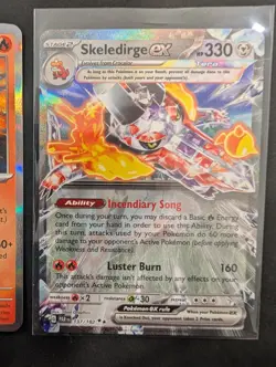Pokemon Skeledirge ex 137/182 And Skeledirge #31/191 Holo. Lot Of Two (2) Cards - Image 2