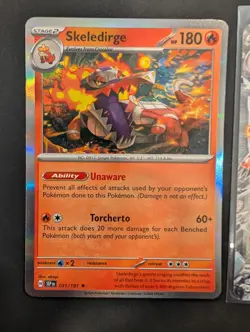 Pokemon Skeledirge ex 137/182 And Skeledirge #31/191 Holo. Lot Of Two (2) Cards - Image 3